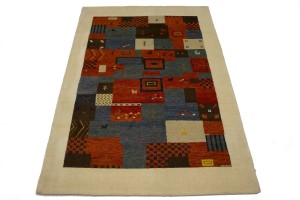 Multicolored Tribal 6X8 Indo-Gabbeh Oriental Rug