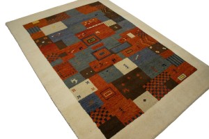 Multicolored Tribal 6X8 Indo-Gabbeh Oriental Rug