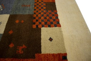 Multicolored Tribal 6X8 Indo-Gabbeh Oriental Rug