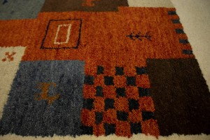 Multicolored Tribal 6X8 Indo-Gabbeh Oriental Rug