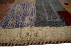 Multicolored Tribal 6X8 Indo-Gabbeh Oriental Rug