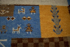 Multicolored Tribal 6X8 Indo-Gabbeh Oriental Rug