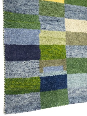 Multicolored Checkered Tribal 6X8 Indo-Gabbeh Oriental Rug
