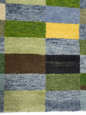Multicolored Checkered Tribal 6X8 Indo-Gabbeh Oriental Rug