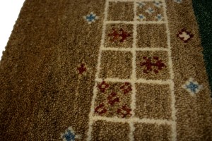 Multicolored Stripes Tribal 4X6 Indo-Gabbeh Oriental Rug