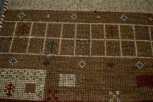 Multicolored Tribal Stripes 4X6 Indo-Gabbeh Oriental Rug