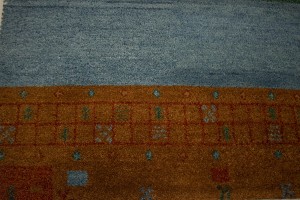 Multicolored Tribal Stripes 4X6 Indo-Gabbeh Oriental Rug