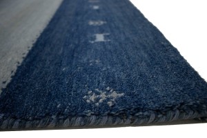Blue Tribal 3X13 Indo-Gabbeh Oriental Runner Rug