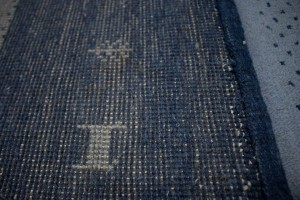 Blue Tribal 3X13 Indo-Gabbeh Oriental Runner Rug
