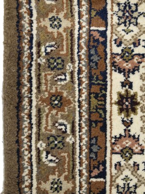 Cream Floral Tribal 3X5 Indo-Bidjar Oriental Rug