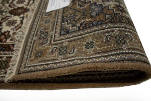 Cream Floral Tribal 3X5 Indo-Bidjar Oriental Rug