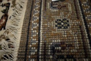 Cream Floral Tribal 3X5 Indo-Bidjar Oriental Rug