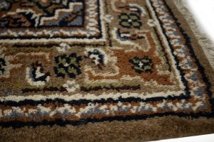 Cream Floral Tribal 3X5 Indo-Bidjar Oriental Rug