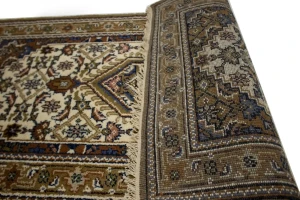 Cream Floral Tribal 3x5 Indo-Bidjar Oriental Rug
