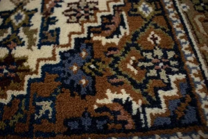 Cream Floral Tribal 3x5 Indo-Bidjar Oriental Rug