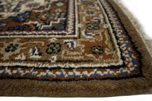 Cream Floral Tribal 3x5 Indo-Bidjar Oriental Rug