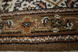 Cream Floral Tribal 3X5 Indo-Bidjar Oriental Rug