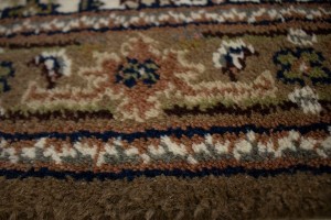 Cream Floral Tribal 3X5 Indo-Bidjar Oriental Rug