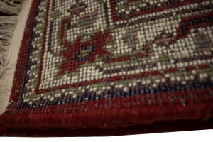 Red Floral Tribal 2'6X4'8 Indo-Bidjar Oriental Rug