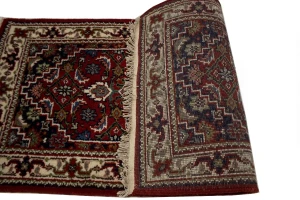 Red Floral Tribal 2'6X4'8 Indo-Bidjar Oriental Rug