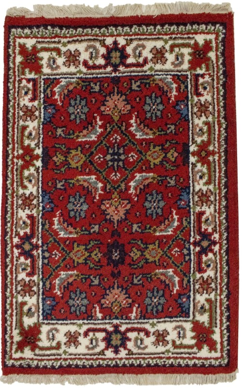 Red Floral Tribal 2X3 Indo-Bidjar Oriental Rug