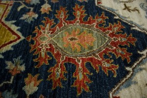 Hale Navy Traiditional 6X9 Heriz Serapi Oriental Rug
