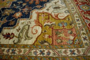 Hale Navy Traiditional 6X9 Heriz Serapi Oriental Rug