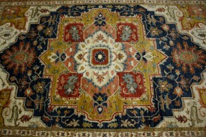 Hale Navy Traiditional 6X9 Heriz Serapi Oriental Rug