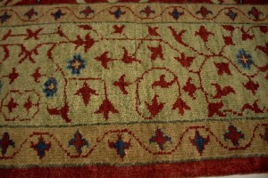 Orange-red Geometric 6X9 Mamluk Oriental Rug