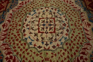 Orange-red Geometric 6X9 Mamluk Oriental Rug
