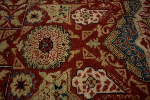 Orange-red Geometric 6X9 Mamluk Oriental Rug