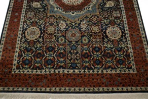 Hale Navy Geometric 6X9 Mamluk Oriental Rug