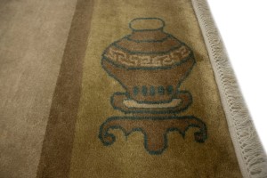 Beige Floral Chinese Style 8X11 Modern Oriental Rug