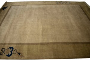 Beige Floral Chinese Style 8X11 Modern Oriental Rug