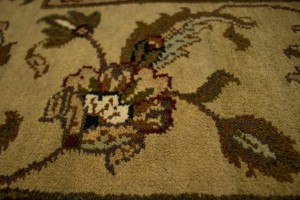 Red Floral 8X10 Indo-Kashan Oriental Rug