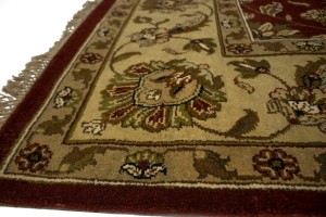 Red Floral 8X10 Indo-Kashan Oriental Rug