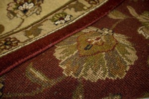 Red Floral 8X10 Indo-Kashan Oriental Rug