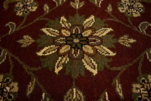 Red Floral 8X10 Indo-Kashan Oriental Rug