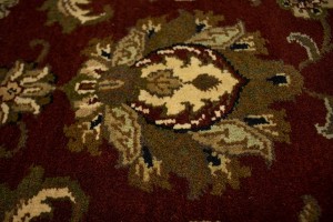 Red Floral 8X10 Indo-Kashan Oriental Rug