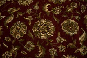 Red Floral 8X10 Indo-Kashan Oriental Rug
