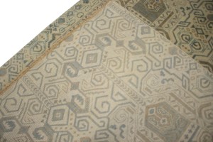 Cream Geometric 5X8 Contemporary Rug
