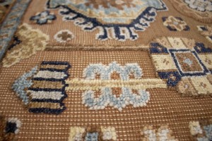 Rust Tribal Geometric 8X10 Indo-Karajeh Oriental Rug