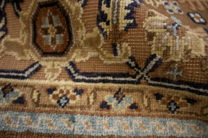 Rust Tribal Geometric 8X10 Indo-Karajeh Oriental Rug