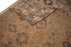 Rust Tribal Geometric 8X10 Indo-Karajeh Oriental Rug