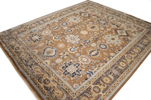 Rust Tribal Geometric 8X10 Indo-Karajeh Oriental Rug