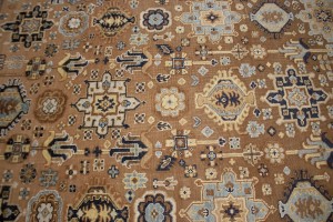 Rust Tribal Geometric 8X10 Indo-Karajeh Oriental Rug
