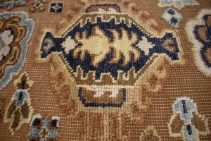 Rust Tribal Geometric 8X10 Indo-Karajeh Oriental Rug