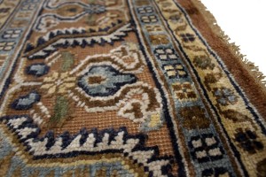 Rust Tribal Geometric 8X10 Indo-Karajeh Oriental Rug