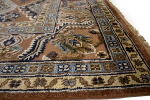 Rust Tribal Geometric 8X10 Indo-Karajeh Oriental Rug