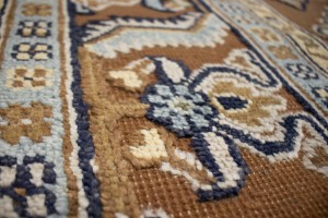 Rust Tribal Geometric 8X10 Indo-Karajeh Oriental Rug